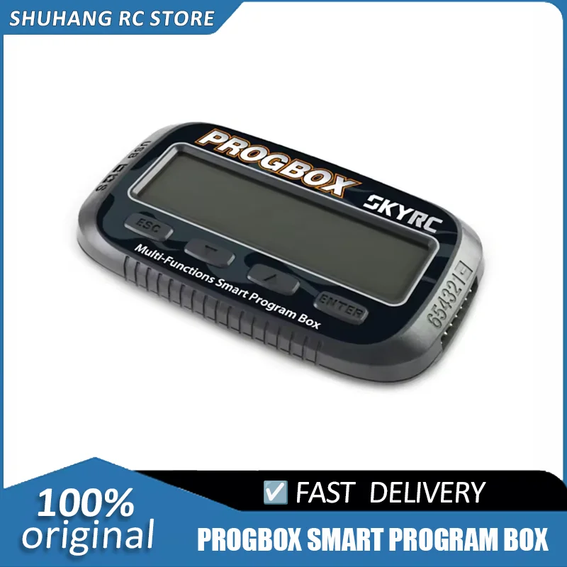 

SKYRC PROGBOX Multi-function Smart Program Box For RC Model ESC Setting Servo Motor KV/RPM Tester Battery Monitor SK-300079-01
