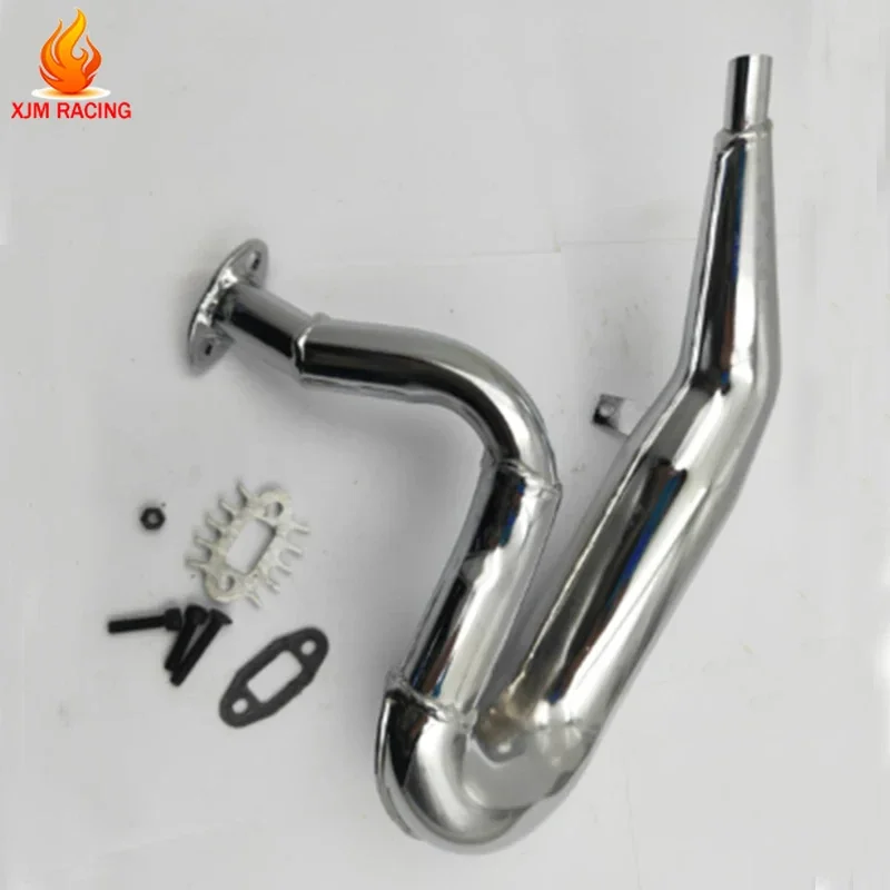 Exhaust Pipe for 1/5 Hpi Rovan Km Mcd Gtb Racing Baja 5b Ss Truck Rc Car Parts