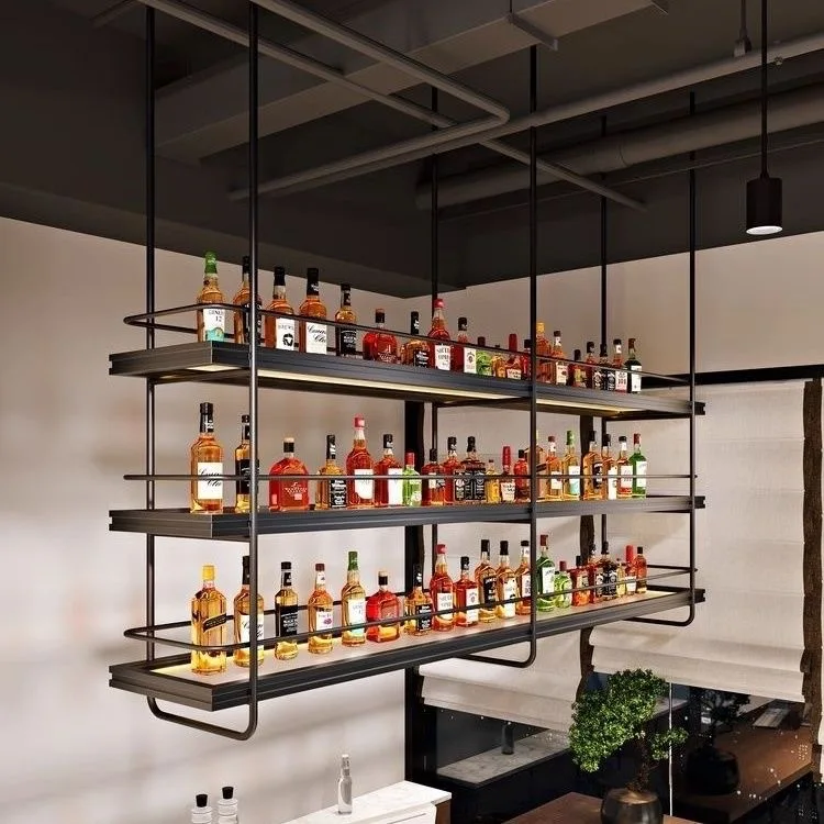 

Bar Hanger Wine Rack Wine Display Rack Hanging Wine Cabinet Restaurant Hotel Hanging Cabinet Bar Shelf