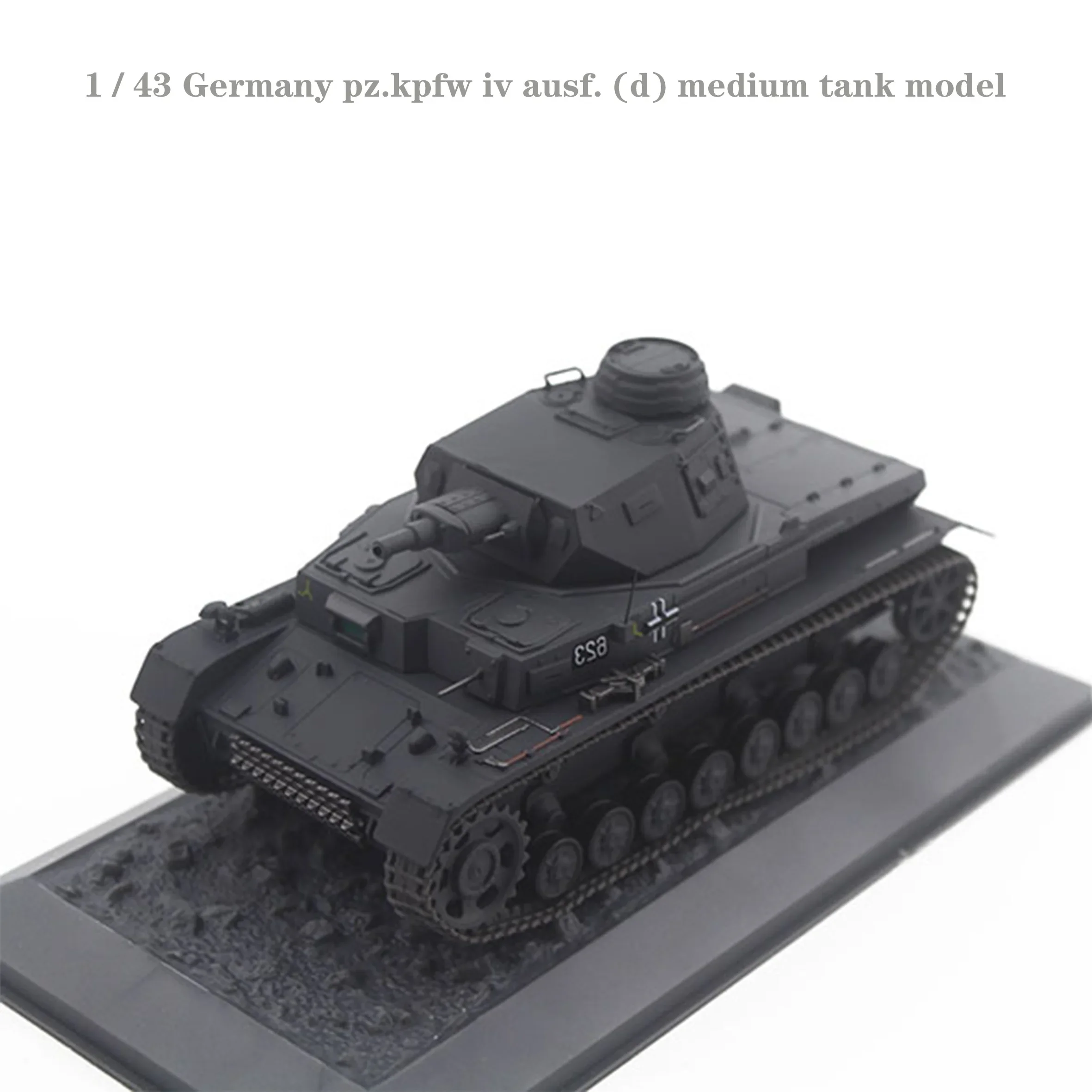 Rare 1 / 43 Germany pz.kpfw iv ausf. (d) medium tank model  France 1940  Finished product collection model