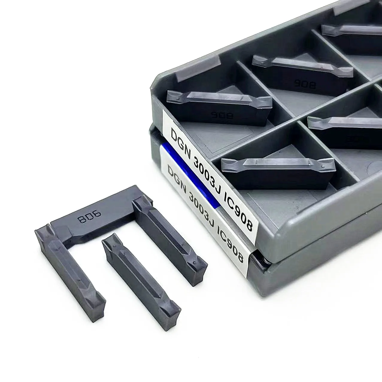 DGN3003C DGN3003J เครื่องมือเครื่องจักร10ชิ้น IC908ใบมีดเพชรเจาะรู3มม. เครื่องมือเครื่อง CNC เครื่องมือกลึงใบมีดเพชร3003J dgn