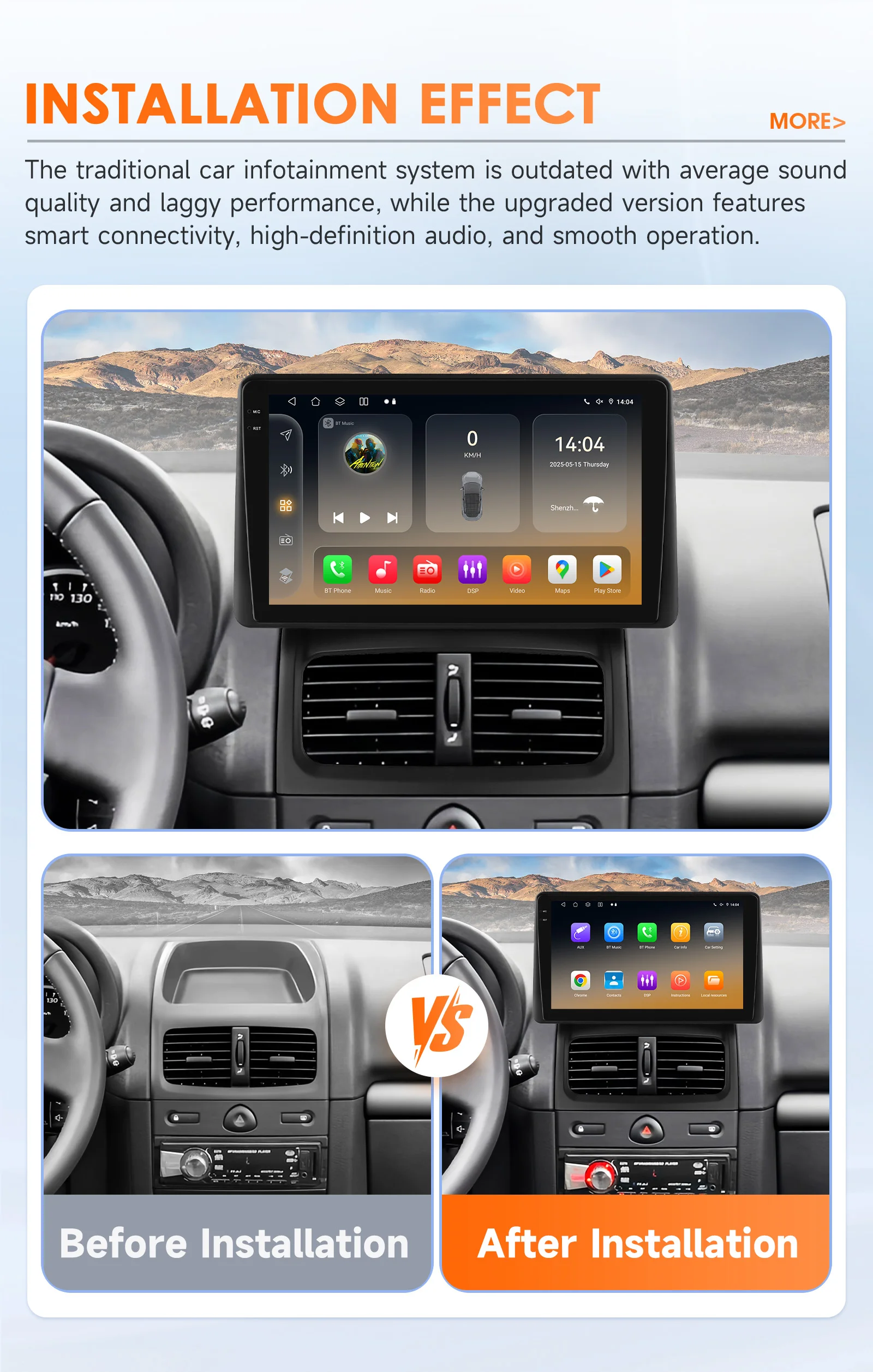 Hizpo 6115 Wireless CarPlay Autoradio for Renault Clio 2 2000-2012 Car GPS Radio Multimedia 2 din Android 4G AI Voice 360 Camera