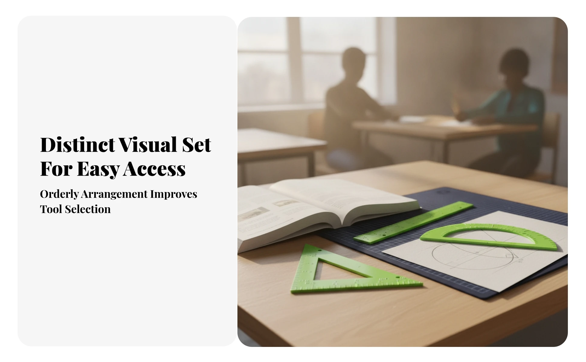 Blind Accessible Geometry Set Raised Markings Translucent Green Geometry Set Blind Accessible Geometry Set Raised Markings Translucent Green Geometry Set