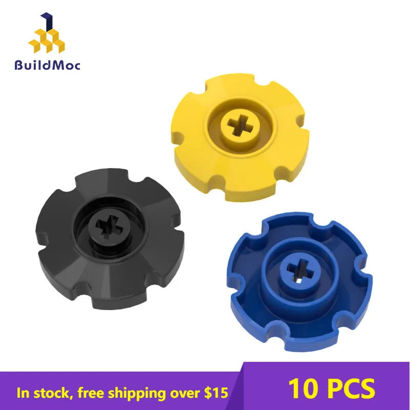 10PCS Assemble Particle 57520 small track wheel 64889 75903 Building Blocks Kit Replaceable Part High-Tech Toys For Child Gifts