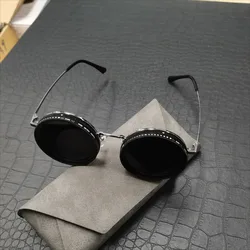 Handmade ND Adjustable Sunglasses 1~9 Manual Dimming Glasses Fishing Filter Shades UV400 Vintage Steampunk Polarized Sun Glasses