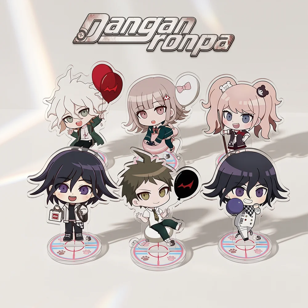 Danganronpa Nagito Komaeda Chiaki Nanami 10CM Cute Anime Acrylic Stand Keychain Cosplay Desk Decor Collect Gifts