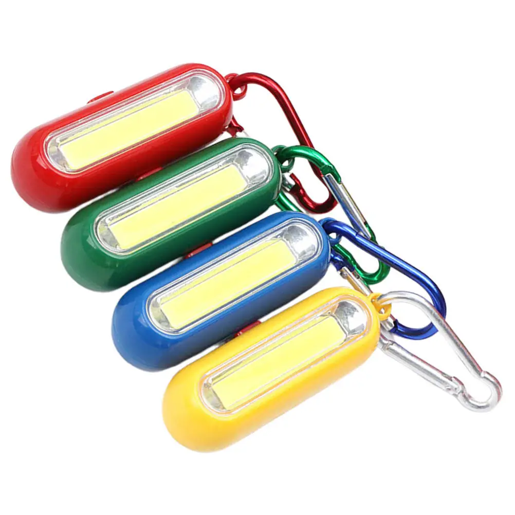 4Pcs Mini Keychain Flashlight Portable Small Outdoor Camping Hiking Emergency Multipurpose Cute Hanging Pendant Light