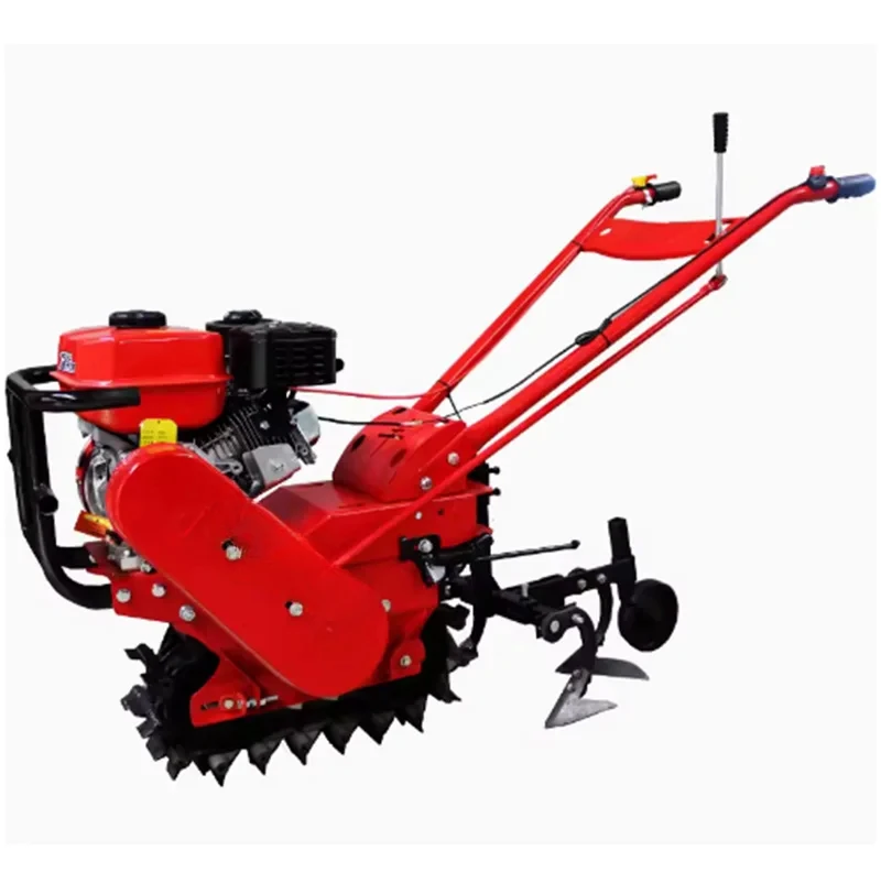 Small Plough Machine Cultivator Gasoline and Diesel Engine Mini Self Propelled Power Tiller Rotary Cultivator