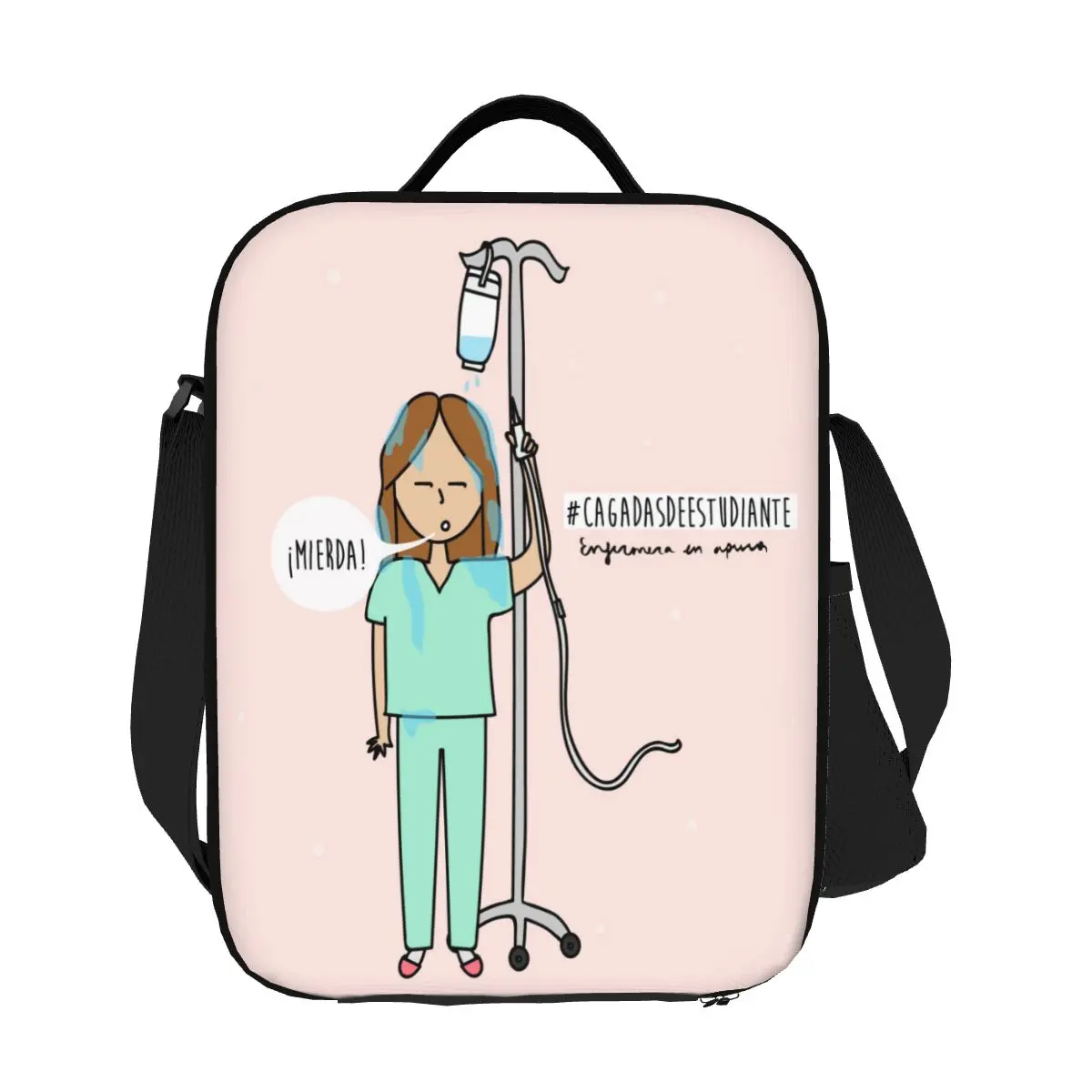 Custom Baptism Of Nursing Student Lunch Bag Men Women Warm Cooler Insulated Lunch Box for Kids School Children