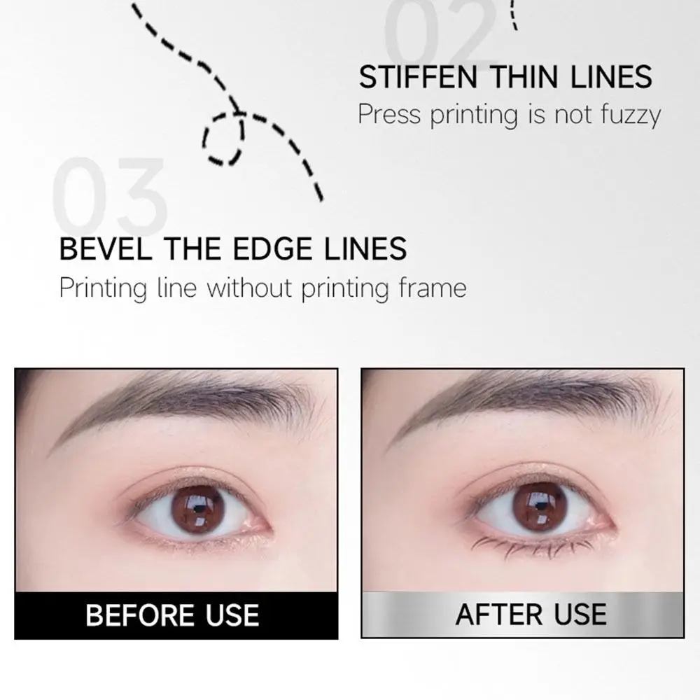 3 في 1 قلم ختم الرموش السفلية مقاوم للماء ومضاد للعرق مجموعة كحل سائل ذو مظهر طبيعي مكياج سريع