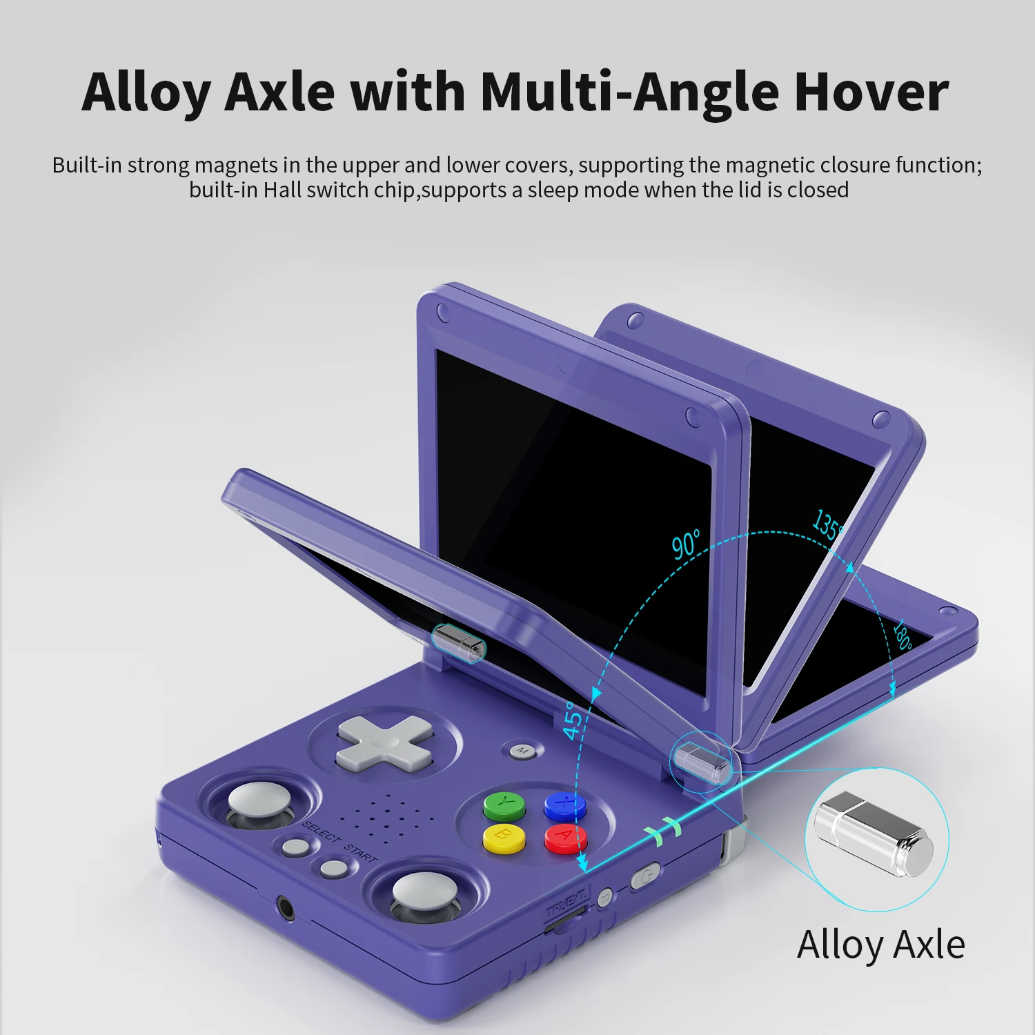 Anbernic RG34XXSP RG35XXSP Flip Handheld Game Console IPS Screen Linux 64-bit Collapsible Retro Video Gaming Player 5000+ Games