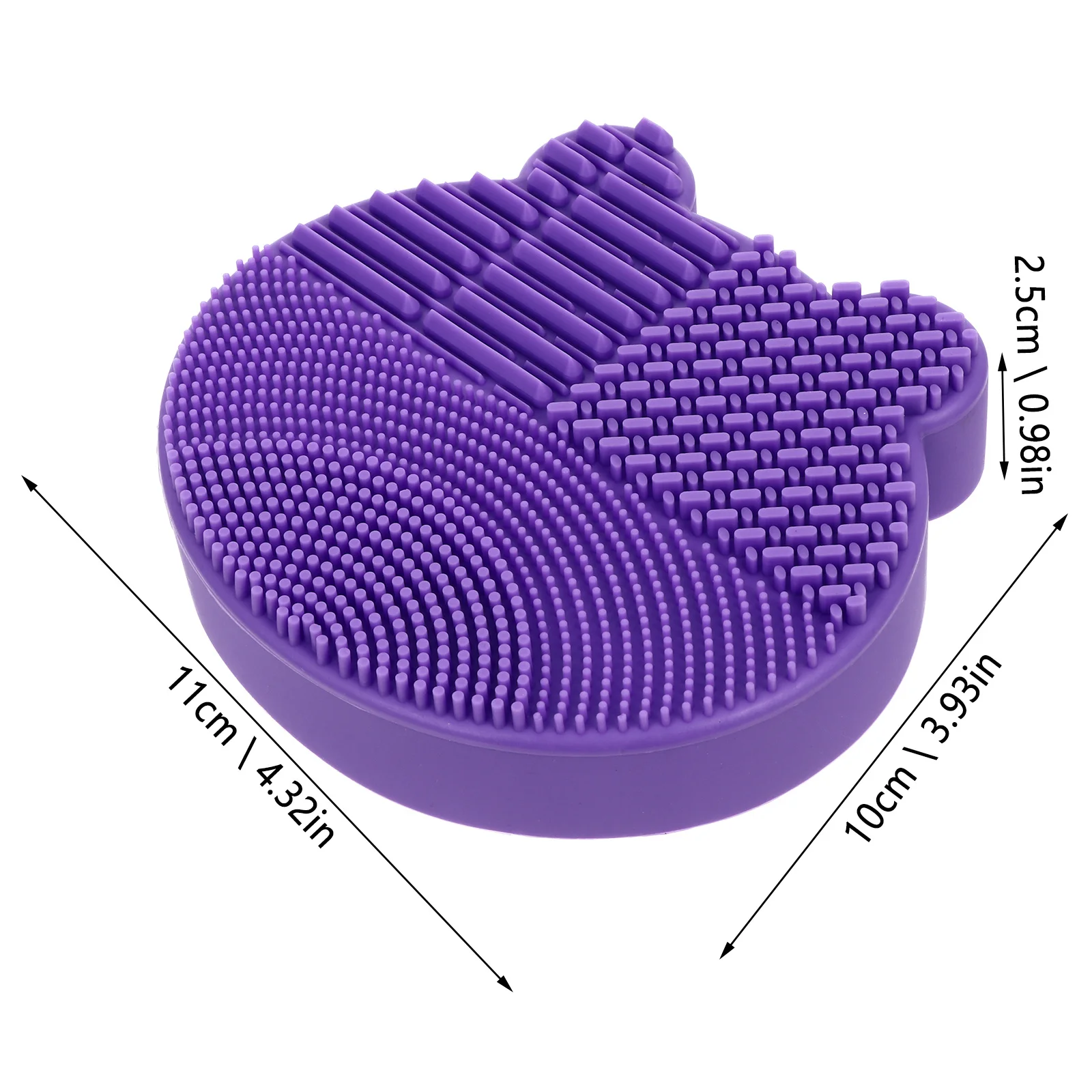 Mata silikonowa 2 w 1 do czyszczenia pędzli do makijażu z uchwytem do przechowywania, szybkoschnąca i głęboko czyszcząca, narzędzie dla kobiet.