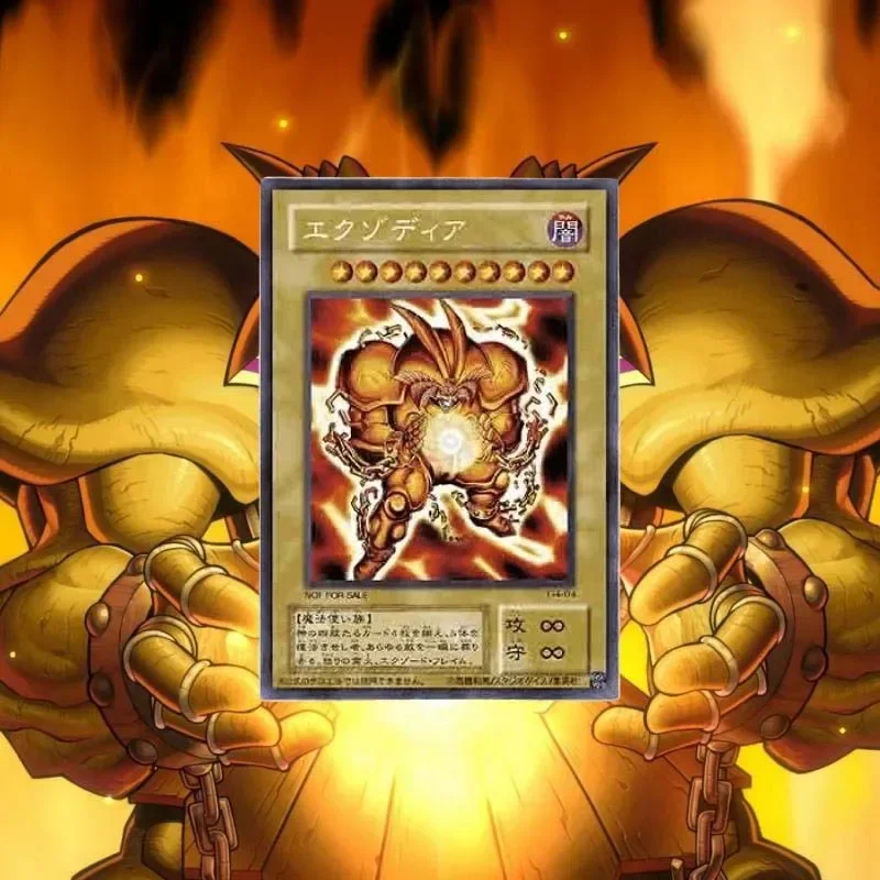 1Pcs/set Yu Gi Oh Self Made Exodia The Forbidden One Classic Series Anime Game Characters Color Flash Collection Card Child Toy