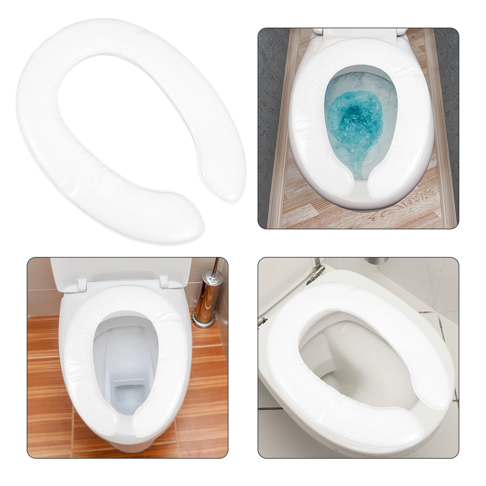 

Soft Replacement Cushion Cover Pad For Kids Potty Training Comfortable Nonslip Durable Bathroom Accessory Universal Reusable