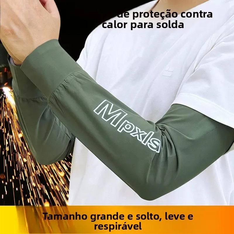 luvas-de-trabalho-especiais-para-homens-resistentes-a-solda-protecao-solar-mangas-protetoras-para-o-verao-uso-em-canteiro