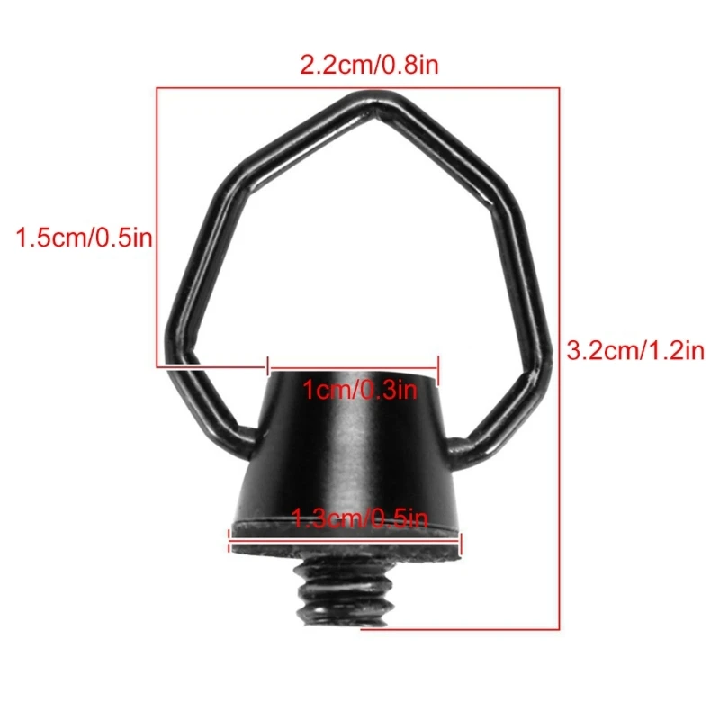 2023 nowy standardowy 1/4 śruba do aparatu 1/4in składany hak adaptery śruba do statywów lekkich