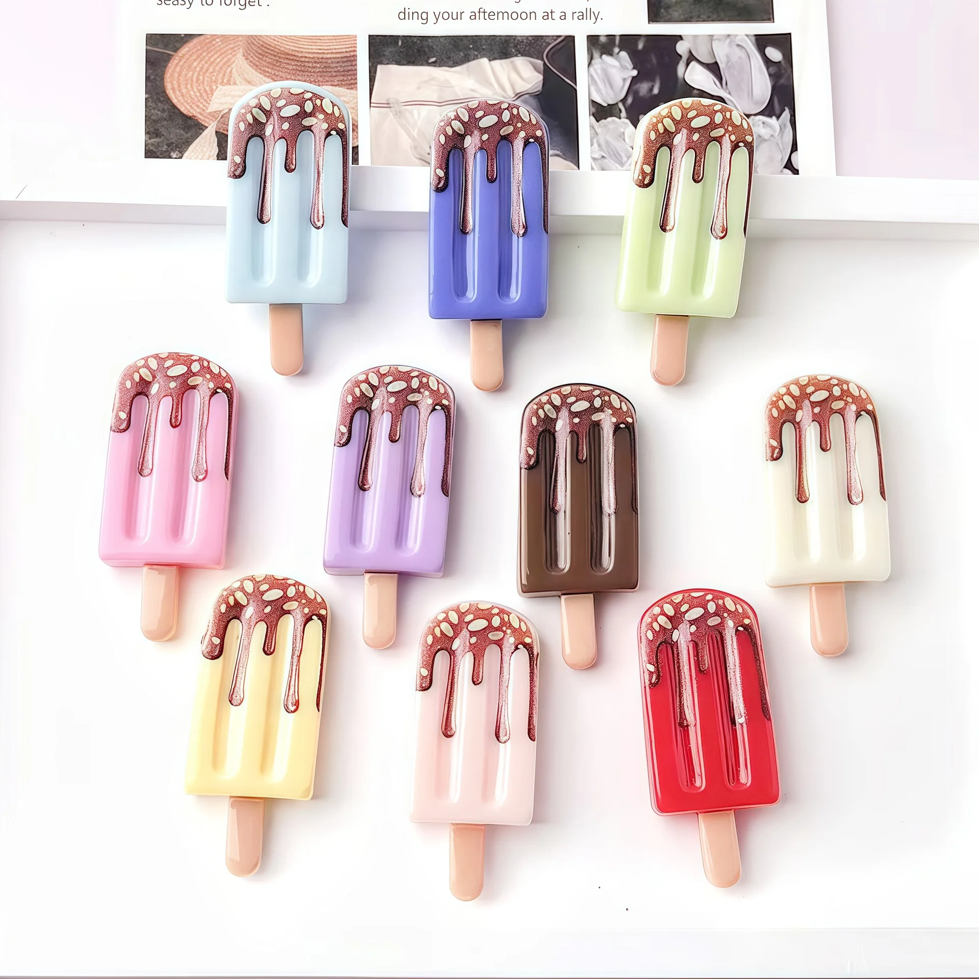 

Кабошон из смолы с плоской задней частью, имитация шоколадного крема, украшение для мороженого, сделай сам, скрапбукинг для изготовления ювелирных изделий, чехол, аксессуар