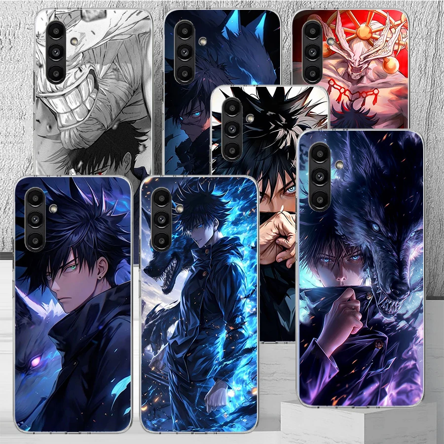 Kaisen J-Jujutsu Fushiguro Megumi Phone Case Cover for Samsung Galaxy A13 A14 A15 A16 A17 A53 A54 A55 A56 A33 A34 A35 A36 A23 A2