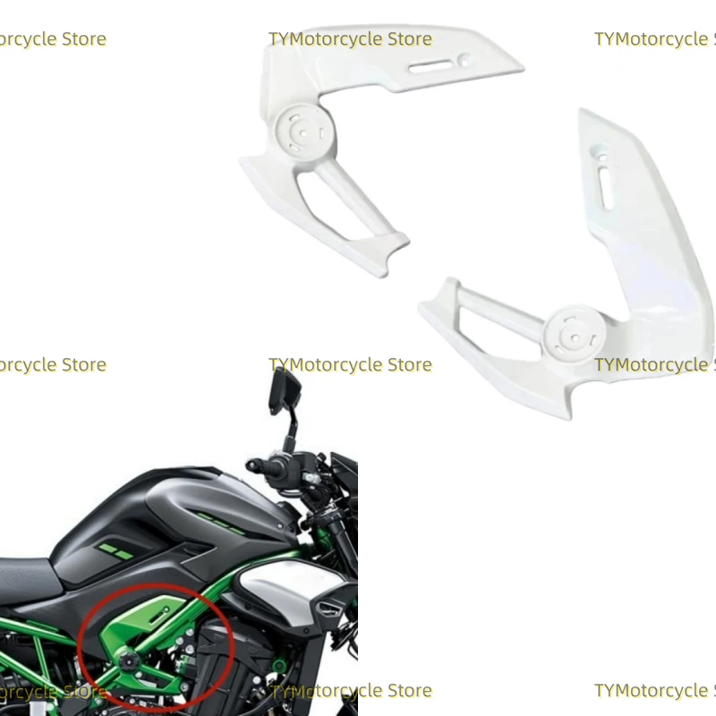 

Аксессуары для мотоциклов, передняя боковая накладка, рамка, крышка корпуса, обтекатель, подходит для kawasaki Z900 Z900SE 2025-2026