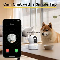 Caméra de sécurité intelligente BoyKeep 2K WiFi double bande 5G/2.4GHz, caméra de surveillance intérieure, 360° °   PTZ, vision nocturne infrarouge, audio bidirectionnel 6