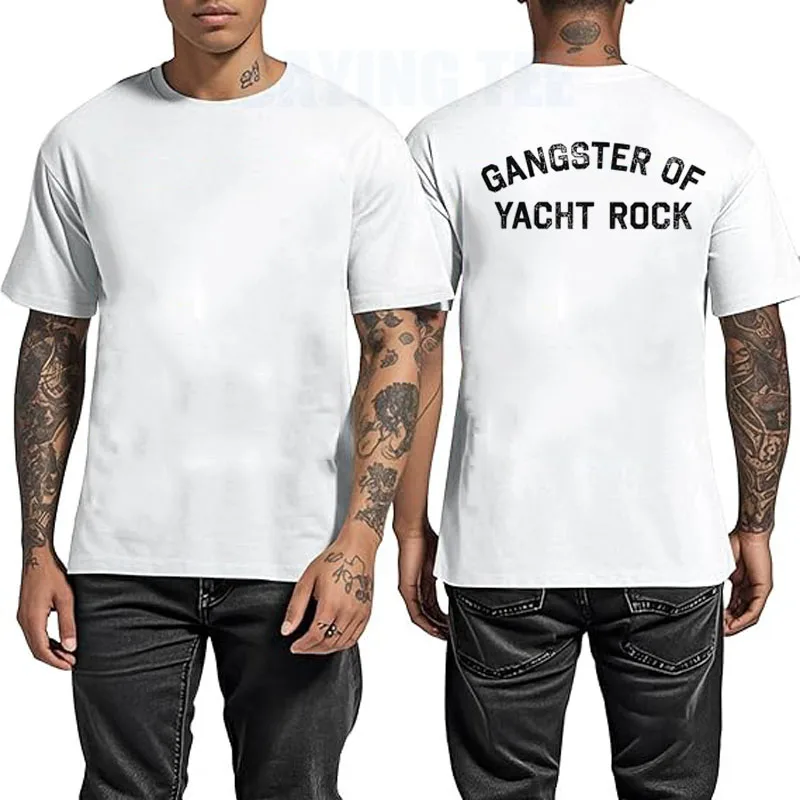 Gangster of Yacht Rock Grafik-T-Shirt Y2k Streetwear Personalisiertes Musik-Konzert-Slogan-T-Shirt Humor Yacht Rock Musik-Fans Kleidung – Detail 13