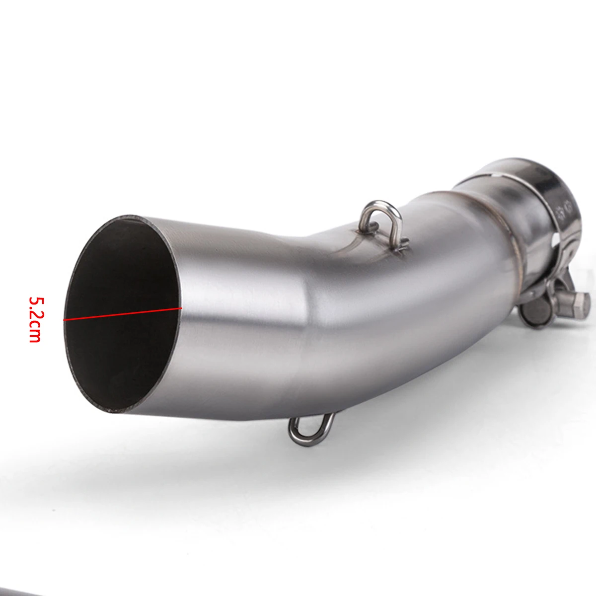 1 Piece Exhaust Pipe Stainless Steel Connection Middle Section Suitable for Motorcycle Honda CB300R Modified Middle Section view 2