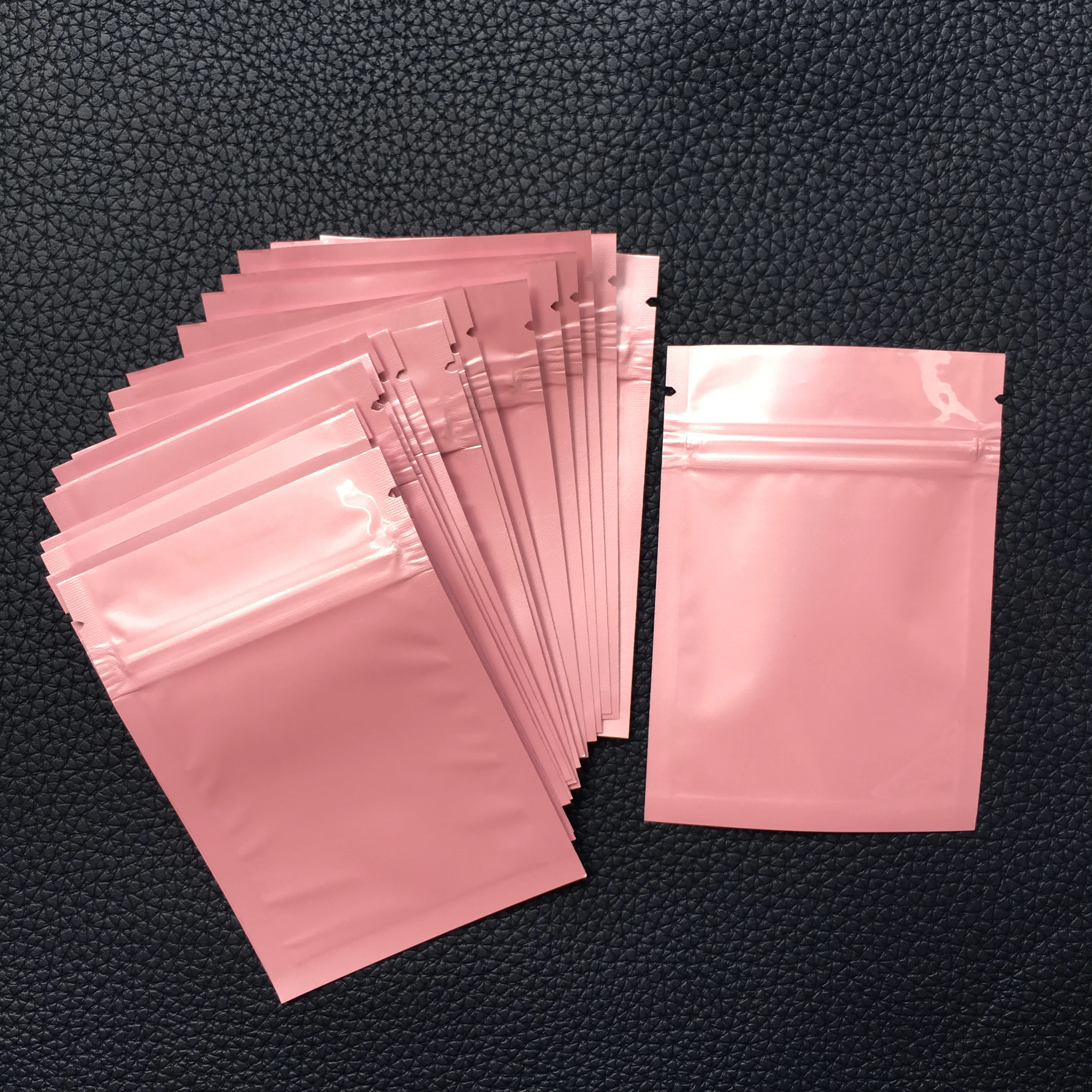 20pcs Small Zip Lock Bags Aluminium Foil Sealing Pack Resealable Mylar Smell Proof Pouch For Packaging Jewelry Candy Tea Package