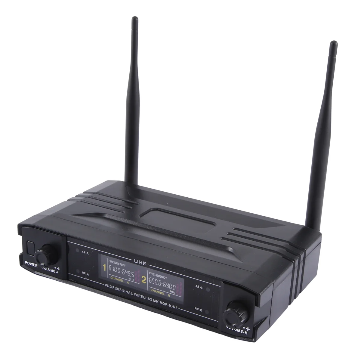 Micrófono eficiente Sistema UHF profesional inalámbrico Micrófono de mano Enchufe estadounidense