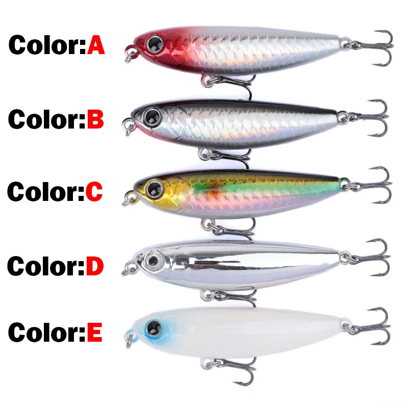 OUTKIT Fishing Lure Floating Pencil StickBait Lure 6cm 6g Wobblers Topwater Crankbait lures Artificiais Long Casting Hard Bait