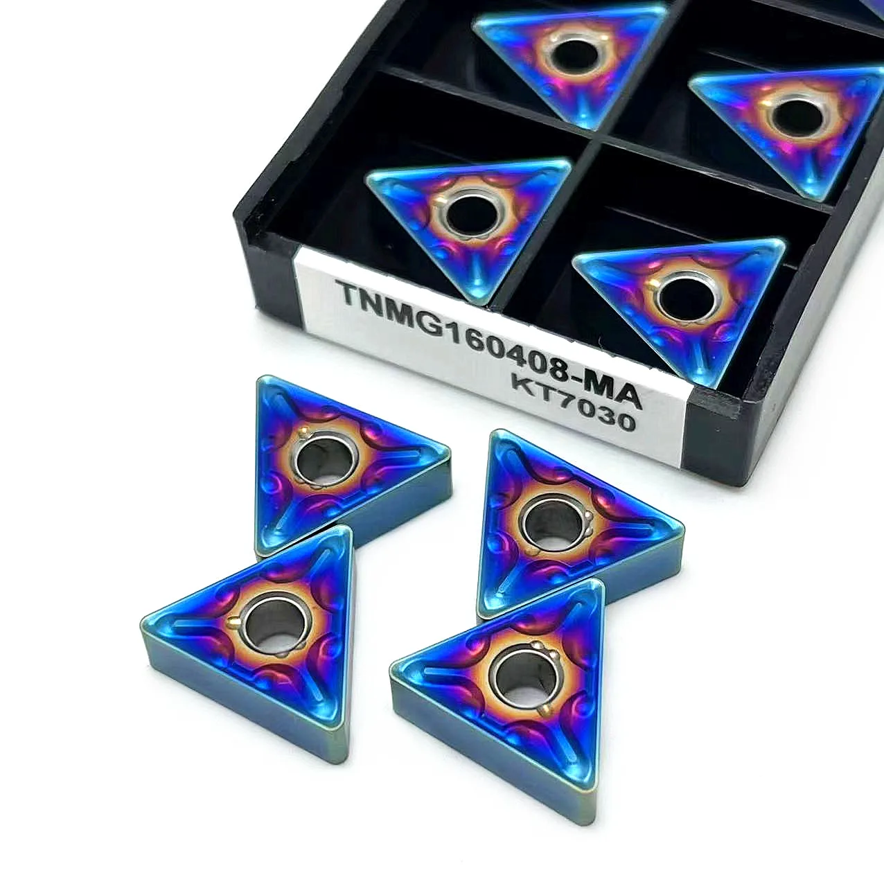 Nano blue TNMG160404 TNMG160408 External Turning Tool Carbide inserts lathe tool CNC Turning inserts high quality Cutting tool
