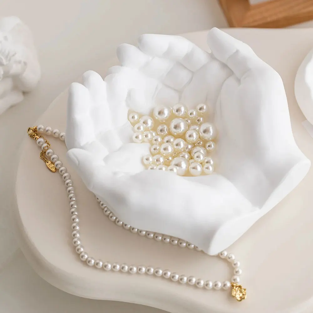 Egg Rack Storage Tray Silicone Mold DIY Cement Egg Bracket Concrete Ring Holder Plate Plam Resin Plaster Mold