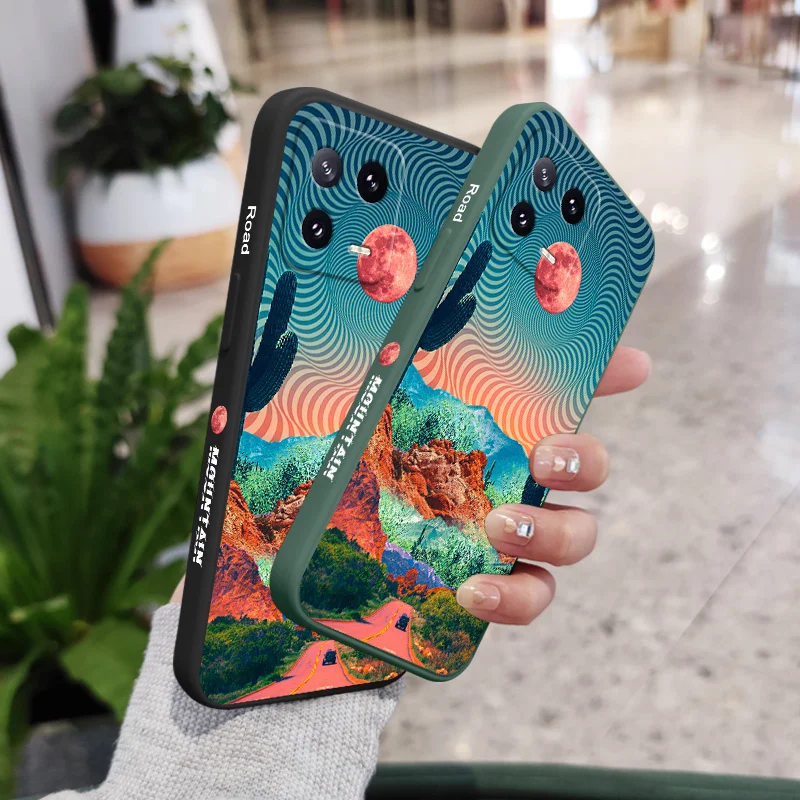 Spiral Highway Phone Case For Xiaomi Mi 14T 14 13 13T 12 12X 12T 12S 11 11T Ultra 10 10T 9 9T 9SE Pro Lite Liquid Silicone Cover image 6