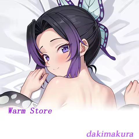 Dakimakura Anime Kochou Shinobu Double-sided Print Life-size Body Pillow