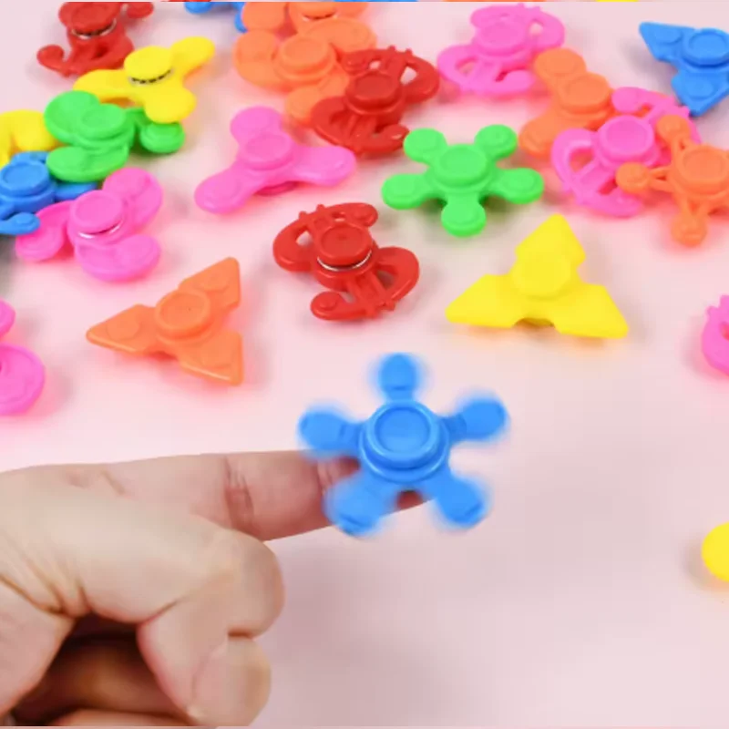Mini Fingertip Spinner Toys Bulk Sensory Stress Relief Gadgets Party Favors Goodie Bag Fillers for Easter Egg image 3