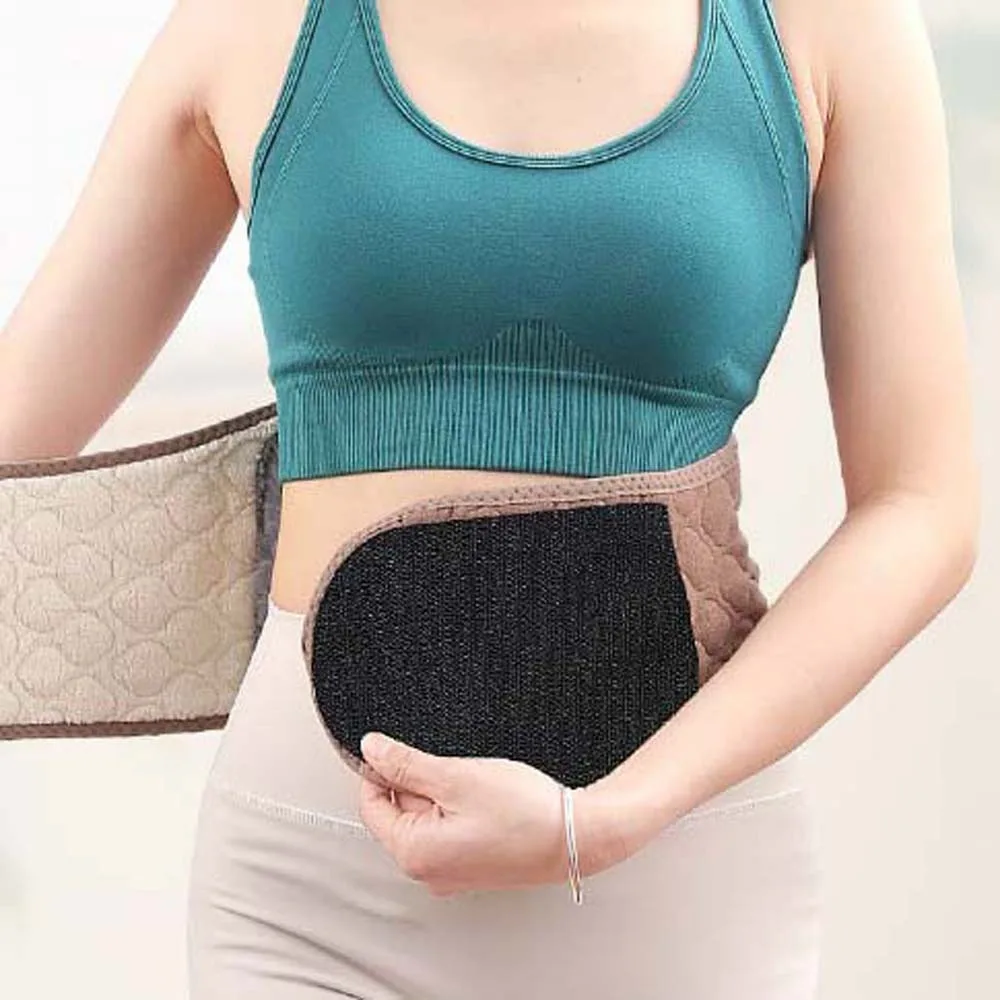 

Imitation Cashmere Warm Waist Support Belt Spine Support Lumbar Brace Plush Lumbar Brace Grey Plush Fur Winter Fur Waist Belts