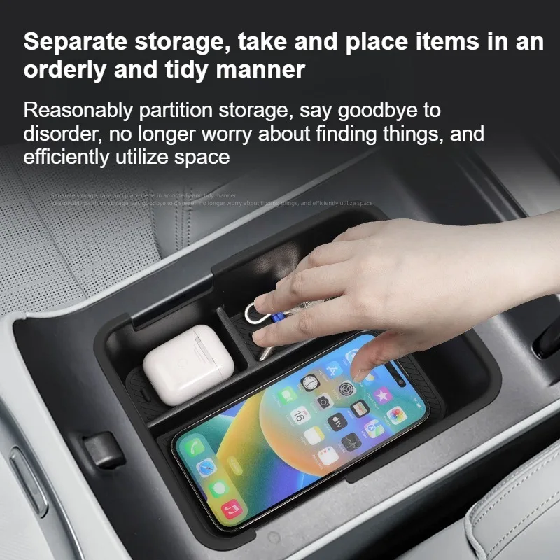 

For Leapmotor B10 2025 Armrest Storage Box Center Console Organizer Container Car Interior Modification Decoration Accessories