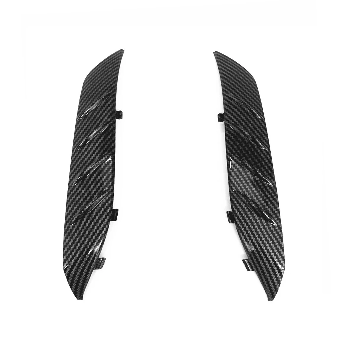 Front Side Fender Mud Hugger Cover Fairing For Kawasaki Ninja ZX14R 2006-2025 ZX14 2013 2015 2016 2017 2018 Carbon Fiber Look