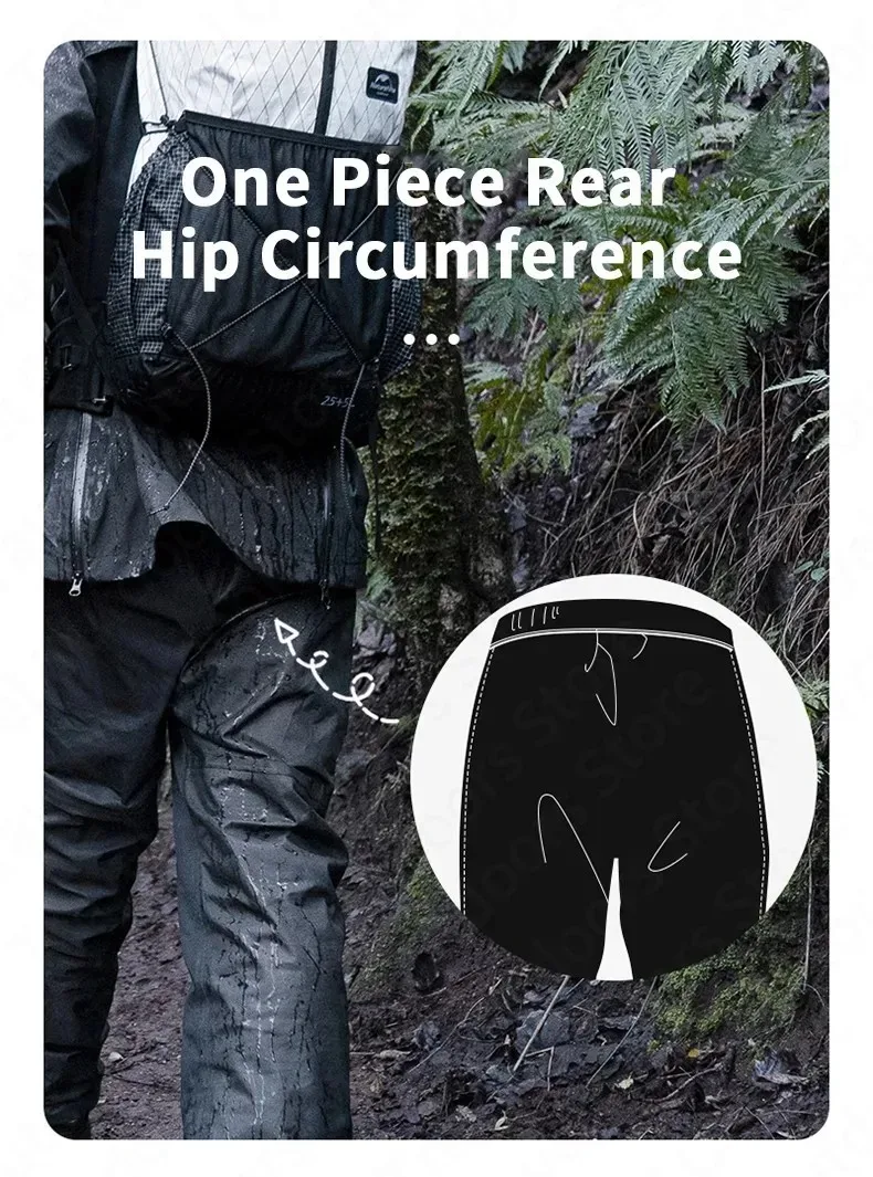 Nature hike regens ichere Hose im Freien tragbare Wander reise wasserdichte atmungsaktive Angel hose Männer Frauen wind dichte Sport hose – Detail 7