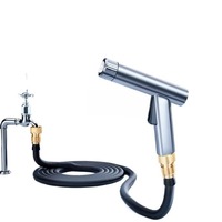 Car wash water gun household flushing high pressure strong pressurized nozzle foam watering can water pipe hose telescopic