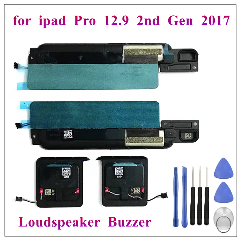 

1 комплект громкоговорителя, зуммер, звонок, гибкий кабель для Ipad Pro 12,9 дюйма 2-го поколения 2017 A1670 A1671 A1821, запасные части для громкоговорителя