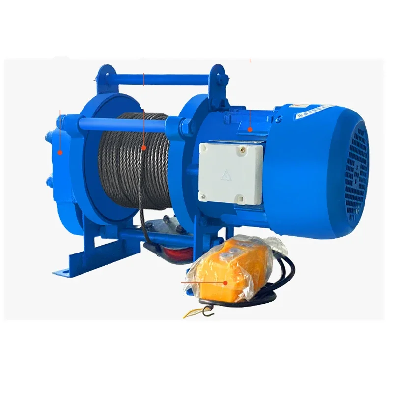 1T Hoist Aluminum Shell Elevator 220V Small Domestic Crane Electric Hoist 1 Ton 380V Winch