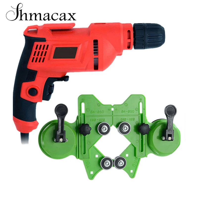 Opening Locator Adjustable 4-83mm Drill Bit Hole Saw Guide Jig Fixture Construction Tools For Ceramic Tile For Woodworking