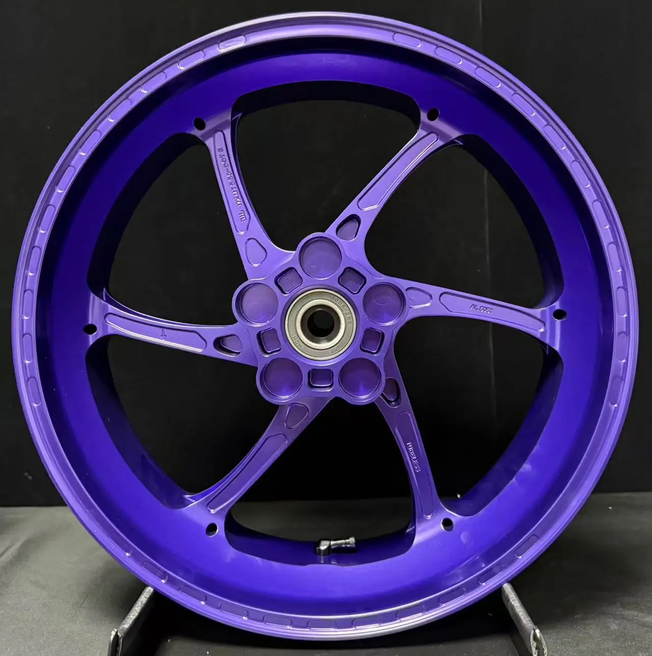 Purple Forged Aluminum Alloy Motorcycle Front Rear Wheel Rims Tubeless Upgrade Motorcycle Accessories Fit For XADV750Zhang Xue