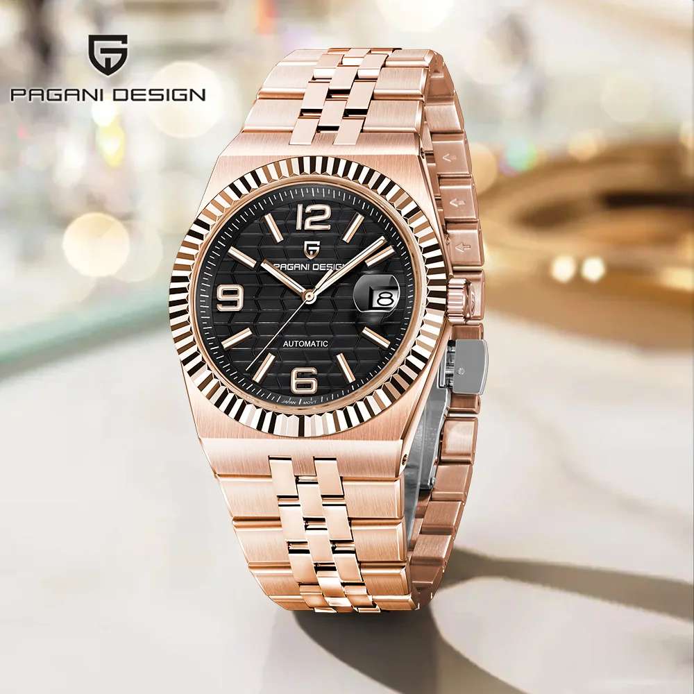 

2025 new Pagani design fashion 3d Rhombus dial men's mechanical watches top sapphire automatic watch stainless steel men's watch
