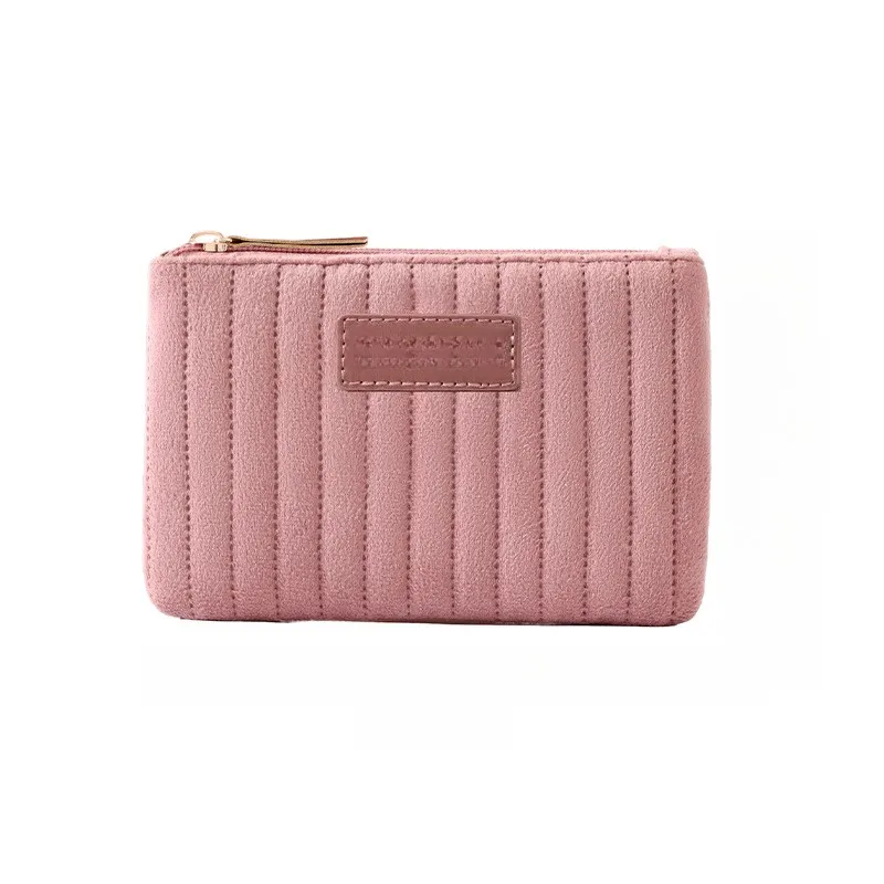 Lightweight Portable Makeup Storage Bag with Velvet Fabric Travel Organizer Cosmetic Pouch for Toiletries and Essentials