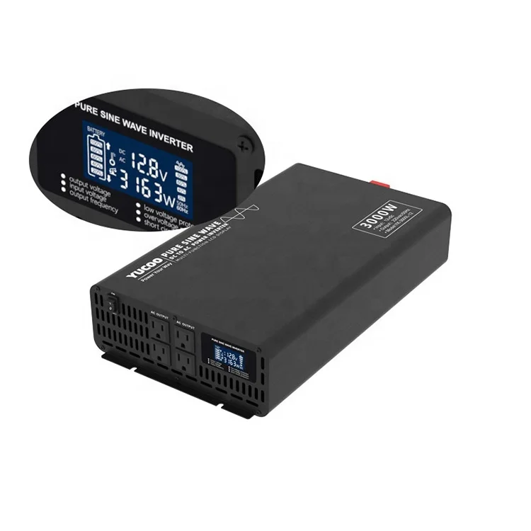 

12Vdc 24Vdc 48Vdc 60Vdc 72Vdc to 110Vac 220Vac Pure Sine Wave Power Inverter off Grid