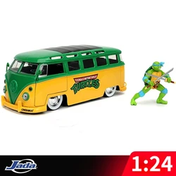 Jada1:24 1962 Volkswagen Retro Bus High Simulation Diecast Car Metal Alloy Model Car Toys For Children Gift Collection