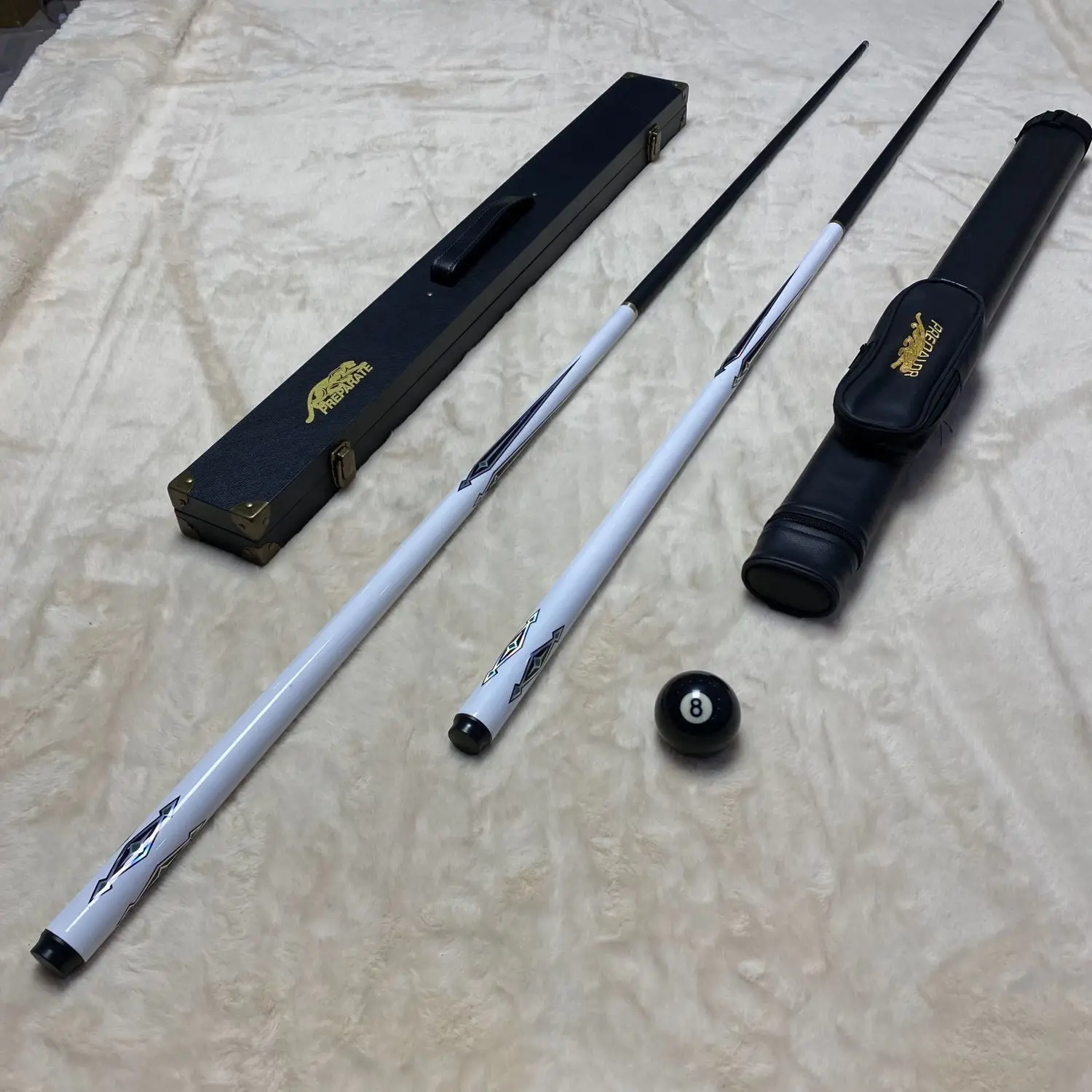 Billiard Cue Small Head Black Technology Black 8 Cue Chinese Style Black Eight American Nine 9 Big Head Billiard