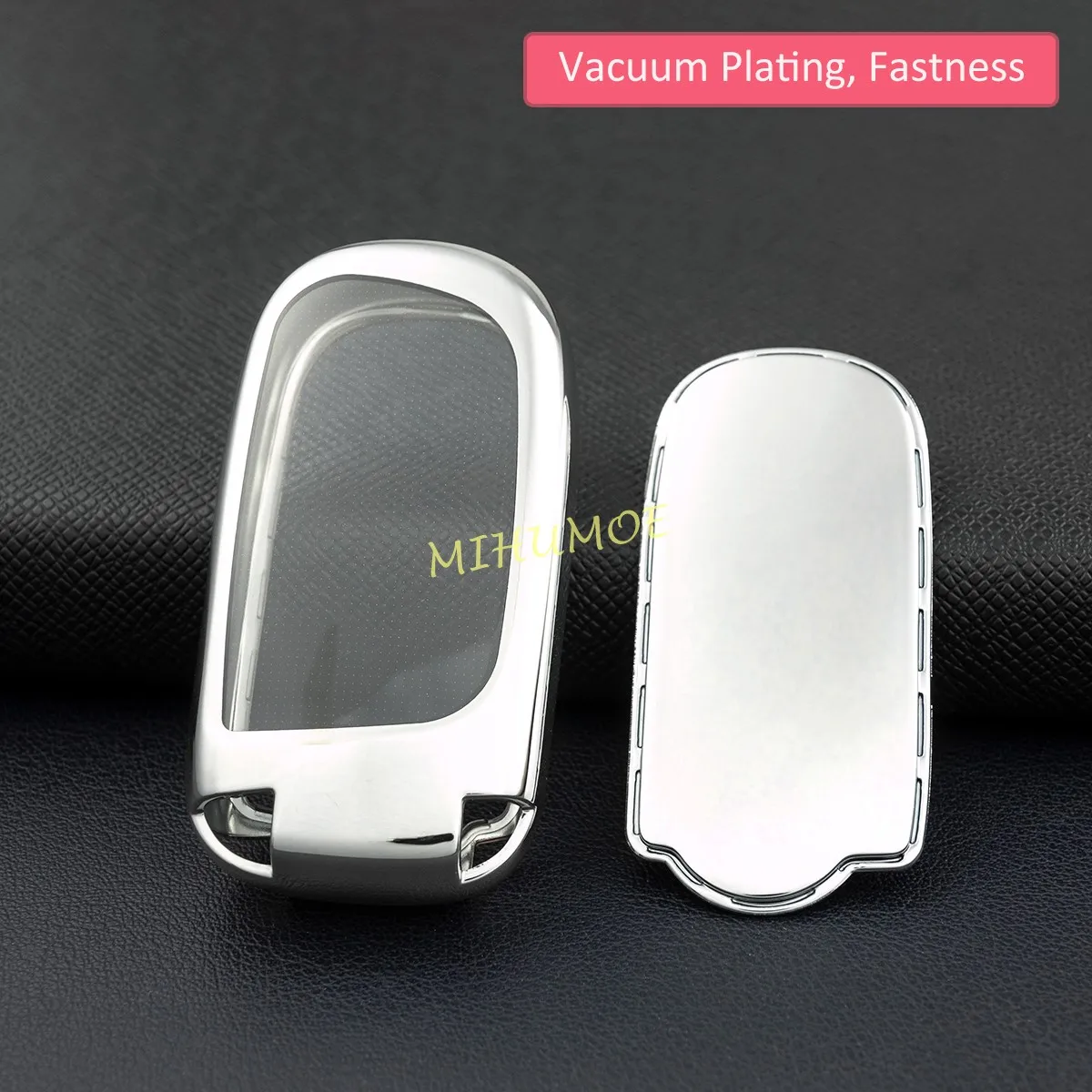 Car Key Chain Ring Fob Case Cover For Jeep Grand Cherokee Renegade Compass Dodge Charger Challenger Durango Journey Fiat 500X