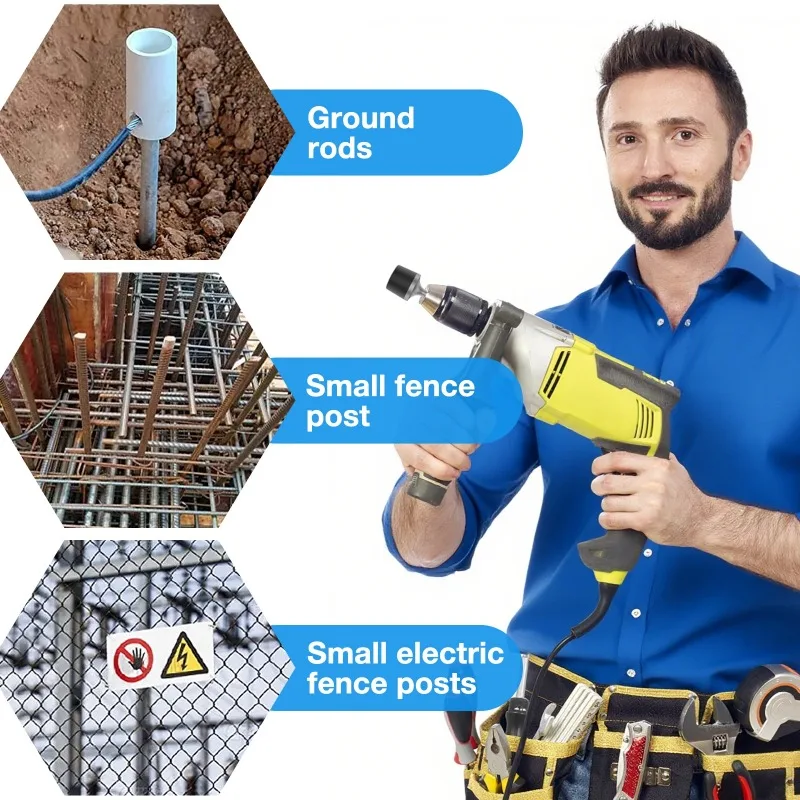 مطرقة مطاطية كهربائية متعددة الوظائف تأثير الحفر ثقب مطرقة مطرقة مطرقة المطرقة رئيس وحدات أداة السلطة البناء